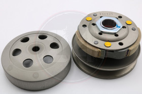 Takavariaattori + kytkin + kytkinkello 107mm, Peugeot / Kiina skootterit 4T