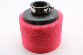 Ilmansuodatin vaahtomuovi 32mm, musta / punainen