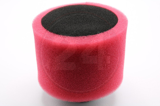 Ilmansuodatin vaahtomuovi 32mm, musta / punainen