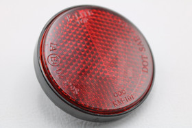 Heijastin punainen Ø 59mm, ruuvi kiinnitys M6