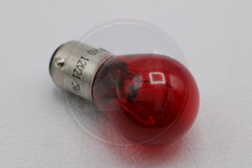 Polttimo 12V 21/5W BA15D, punainen