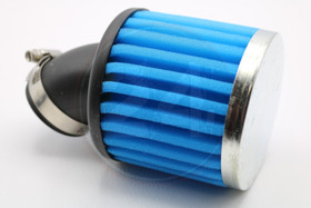 Ilmansuodatin vaahtomuovi 35mm 45° kulmalla, sininen