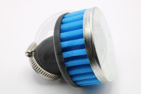 Ilmansuodatin vaahtomuovi 32mm 45° kulmalla, sininen