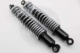 Iskunvaimenninpari 320mm, musta / kromi