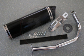 Tehoputkisarja musta, Kiina skootterit, Baotian, Fude, GY6 4T