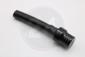 Huohotinletku alumiini venttiilillä, musta