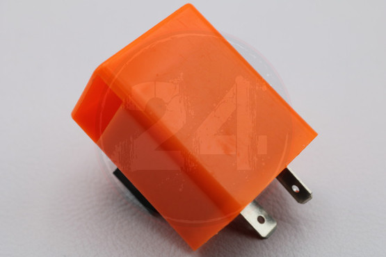 Vilkkurele + kiinnityskumi, 12V 2 x 10W + 3.4W