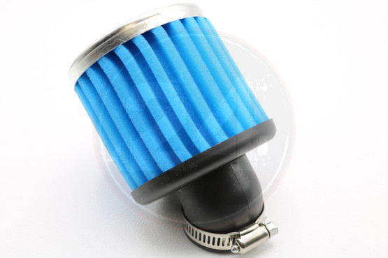 Ilmansuodatin vaahtomuovi 32mm 45° kulmalla, sininen