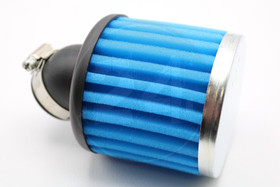 Ilmansuodatin vaahtomuovi 32mm 45° kulmalla, sininen