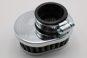 Ilmansuodatin Power filter 35mm Ovaali kromi