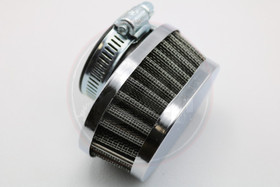 Ilmansuodatin Power filter 38mm Ovaali kromi