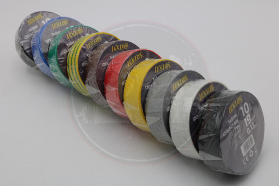 Sähköteippi 19mm värilajitelma 10kpl