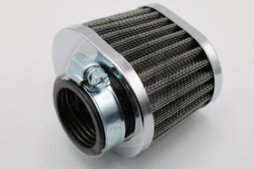 Ilmansuodatin Power filter 35mm Ovaali kromi