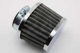 Ilmansuodatin Power filter 35mm Ovaali kromi