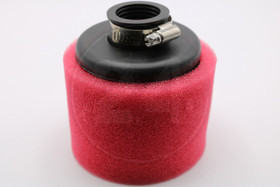 Ilmansuodatin vaahtomuovi 28mm, musta / punainen