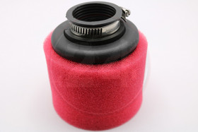 Ilmansuodatin vaahtomuovi 38mm, musta / punainen