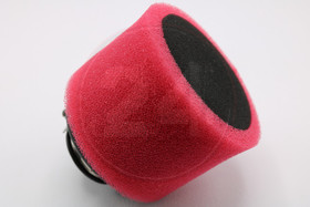 Ilmansuodatin vaahtomuovi 38mm, musta / punainen