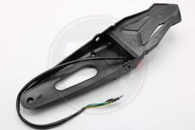 Lokasuojanjatke led valolla, punainen