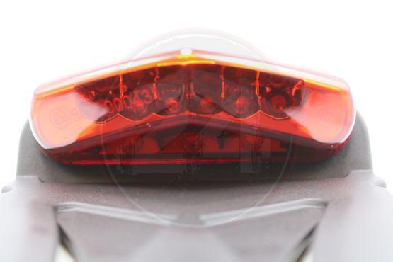 Lokasuojanjatke led valolla, punainen