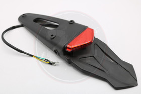 Lokasuojanjatke led valolla, punainen