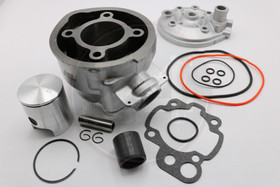 Sylinterisarja + kansi 70cc hopea, Minarelli Am6