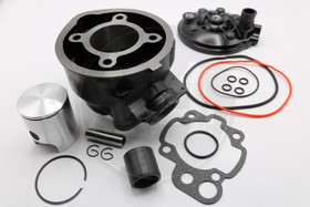 Sylinterisarja + kansi 70cc musta, Minarelli Am6