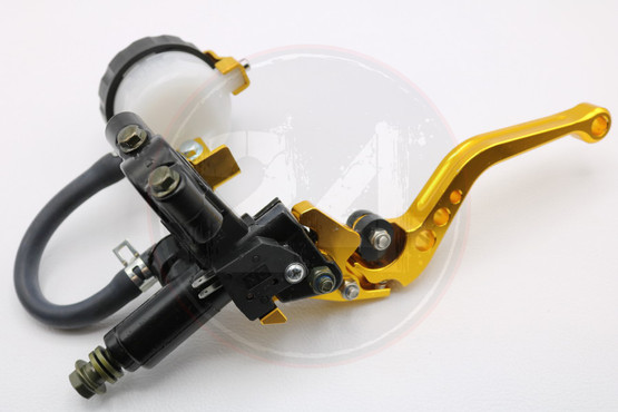 Etujarrusylinteri + kytkinkahva sarja, kulta