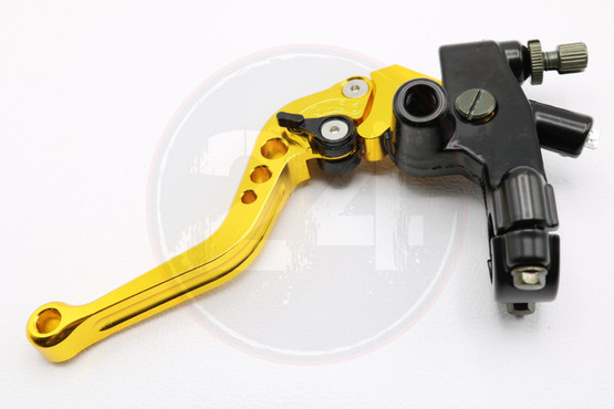 Etujarrusylinteri + kytkinkahva sarja, kulta