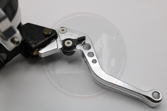 Etujarrusylinteri + kytkinkahva sarja, hopea