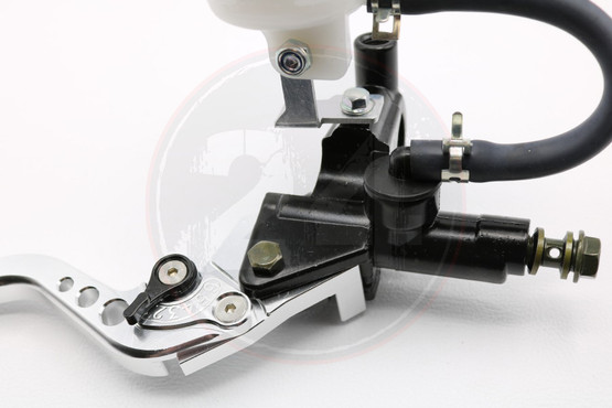 Etujarrusylinteri + kytkinkahva sarja, hopea