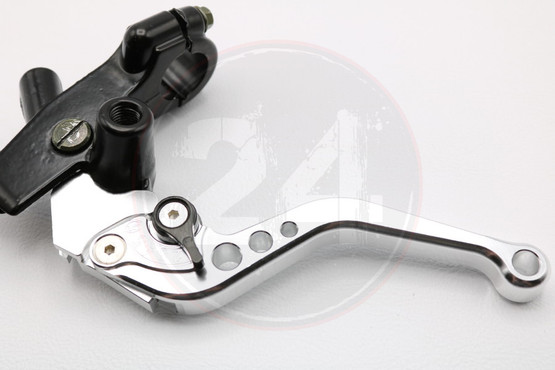 Etujarrusylinteri + kytkinkahva sarja, hopea