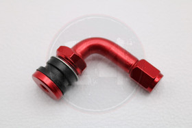 Tubeless venttiili 90° kulmalla, punainen