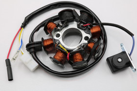 Staattori 8-puolainen + vauhtipyörä, Kiina skootterit 4T