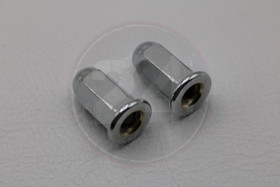 Pakoputken kupumutterit 2kpl, M6 x 22mm
