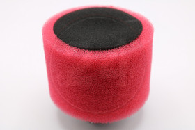 Ilmansuodatin vaahtomuovi 35mm, musta / punainen