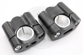 Ohjaustangon kiinnikepari, musta