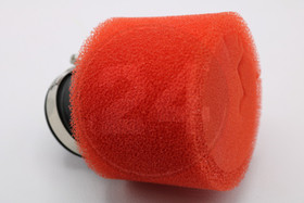 Ilmansuodatin vaahtomuovi 48mm 45° kulmalla, punainen