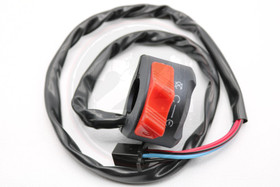 Sammutusnappi ohjaustankoon