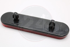 Heijastin punainen 95 x 24mm, klipsu kiinnitys