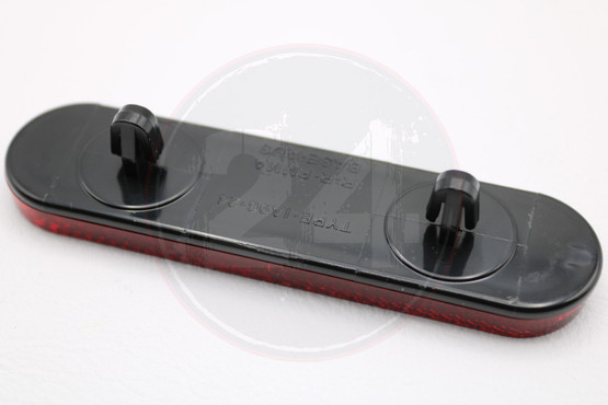 Heijastin punainen 95 x 24mm, klipsu kiinnitys