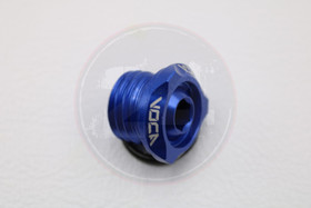 Öljyn täyttökorkki alumiini sininen, Minarelli Am6