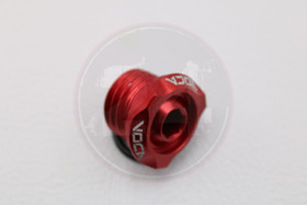 Öljyn täyttökorkki alumiini punainen, Minarelli Am6