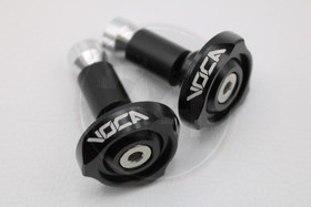 Ohjaustangon päätypainot, musta