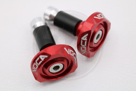 Ohjaustangon päätypainot, punainen