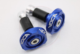 Ohjaustangon päätypainot, sininen