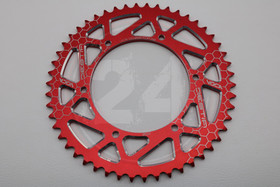 Takaratas 50 alumiini punainen, Derbi / Gilera