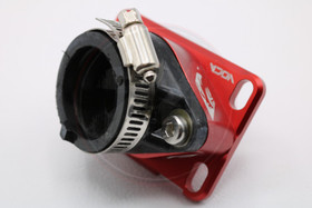 Imukaula + kaasuttimen adapteri punainen, Minarelli Am6, Derbi Euro 2 / 3 / 4