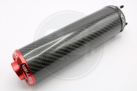 Äänenvaimennin + tiiviste carbon / punainen, oikea / vasen