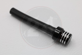 Huohotinletku alumiini venttiilillä, musta