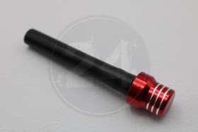 Huohotinletku alumiini venttiilillä, punainen